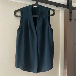 Aritzia Babaton green blouse